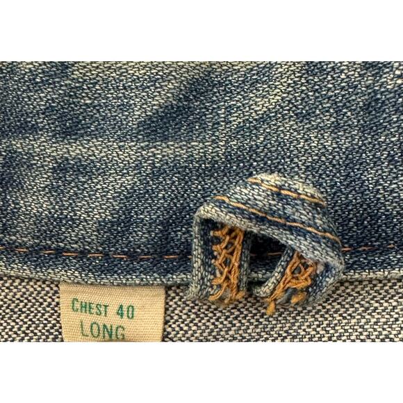 Vintage 1970s Wrangler Denim Jacket Size 40 - Picture 7 of 10